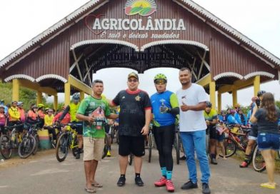 Primeiro Passeio Ciclístico foi realizado em Agricolândia