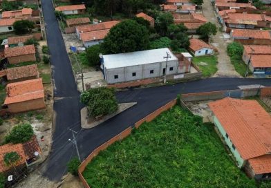 Prefeitura de Agricolândia realização pavimentação asfáltica em varias Ruas no centro da Cidade